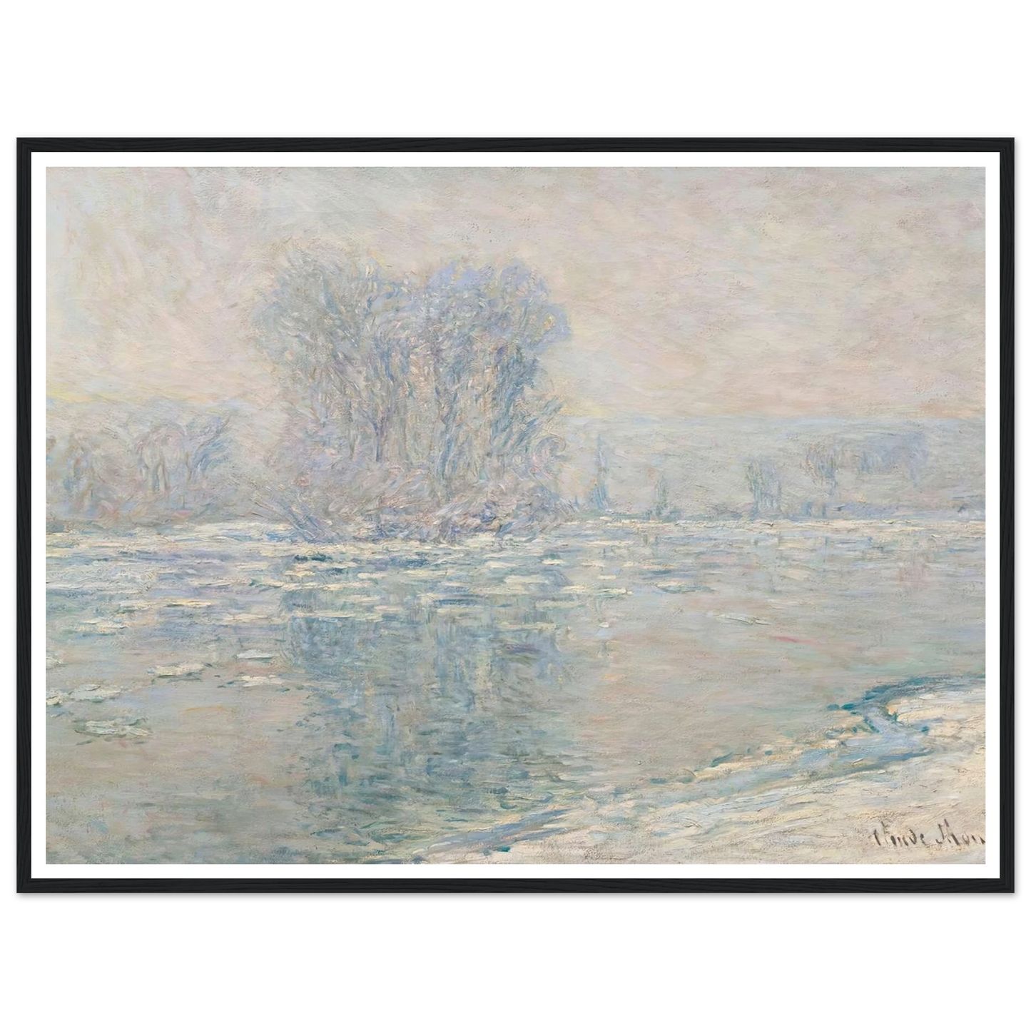 Glaçons, Effet Blanc (1893) Art Print | Claude Monet-Quipham Collections
