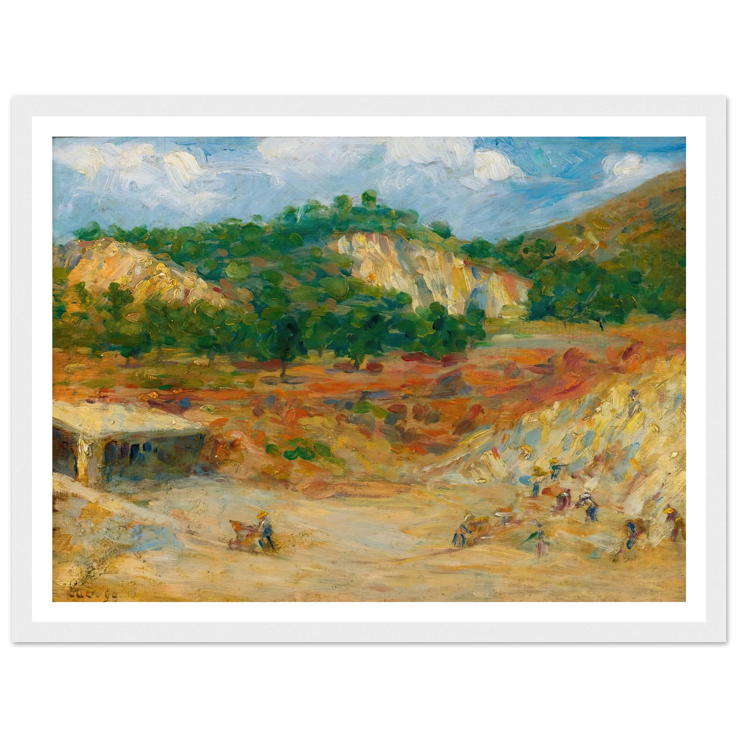 La Carrière (1899) Art Print | Maximilien Luce-Quipham Collections
