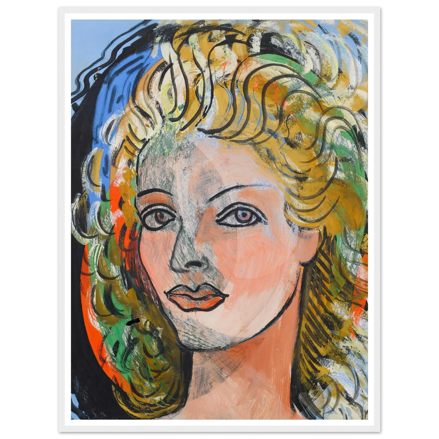 La blonde (circa 1940-1946) Art Print | Francis Picabia-Quipham Collections