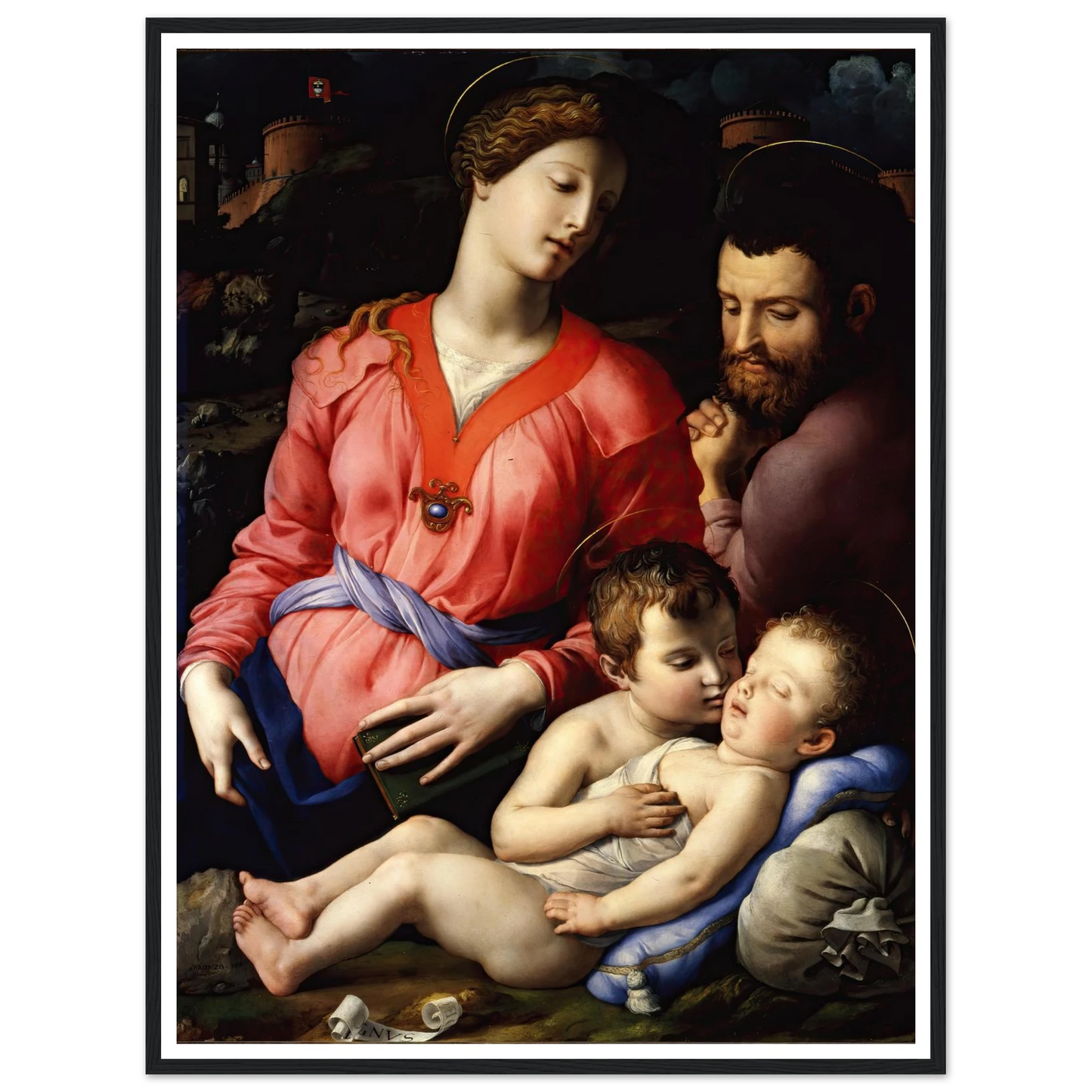 The Panciatichi Holy Family (Circa 1540) Art Print | Agnolo Bronzino-Quipham Collections