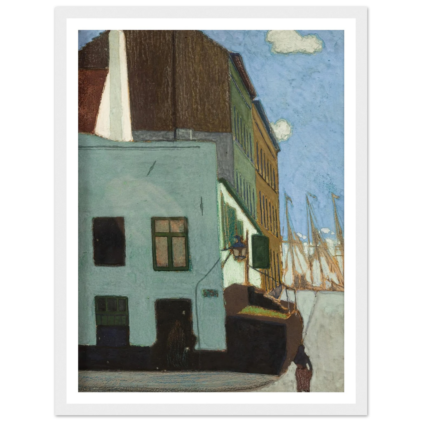 De Preekstoel, Ostende (circa 1911-1913) Art Print | Leon Spilliaert-Quipham Collections