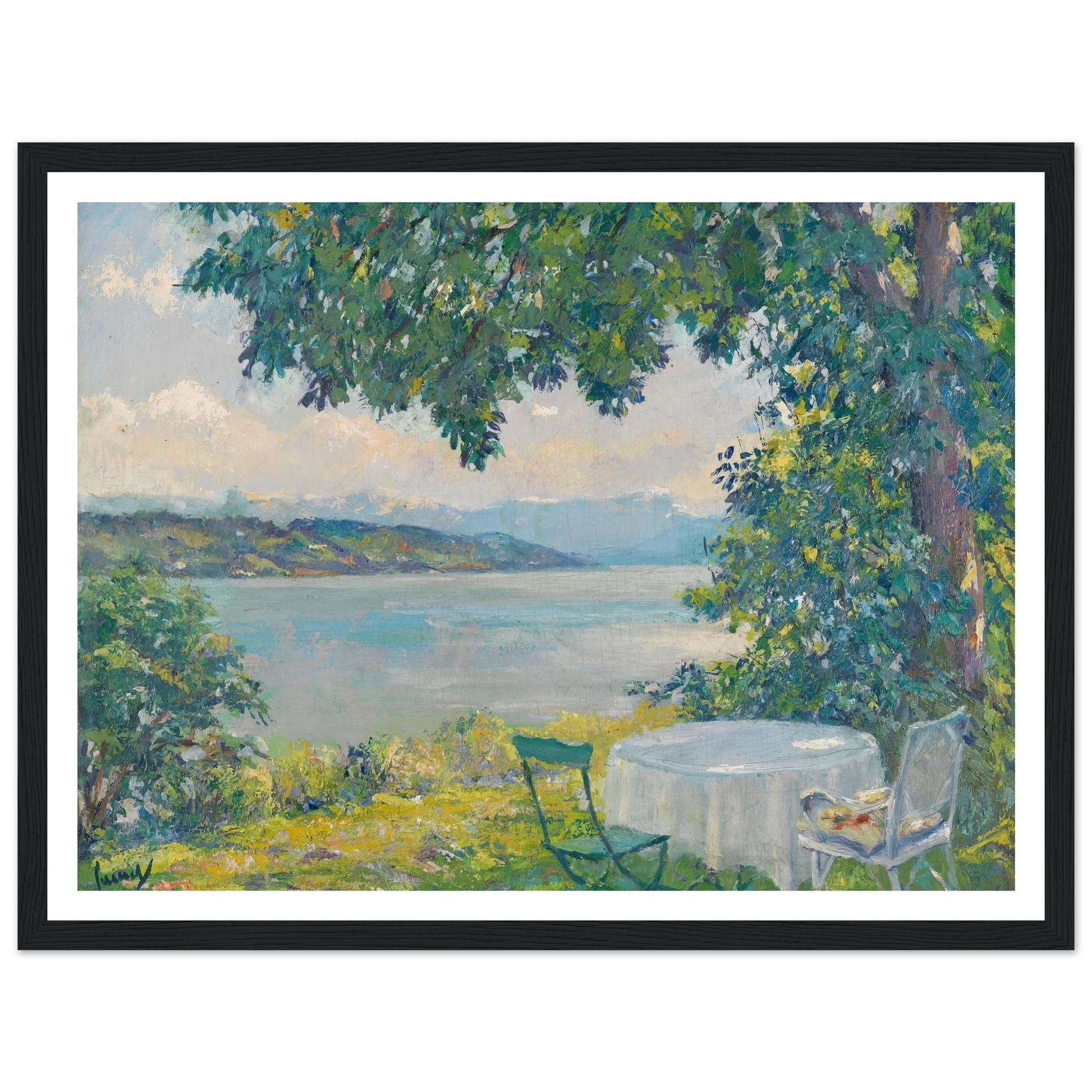 View of Lake Starnberg (1920-30) Art Print | Edward Cucue-Quipham Collections