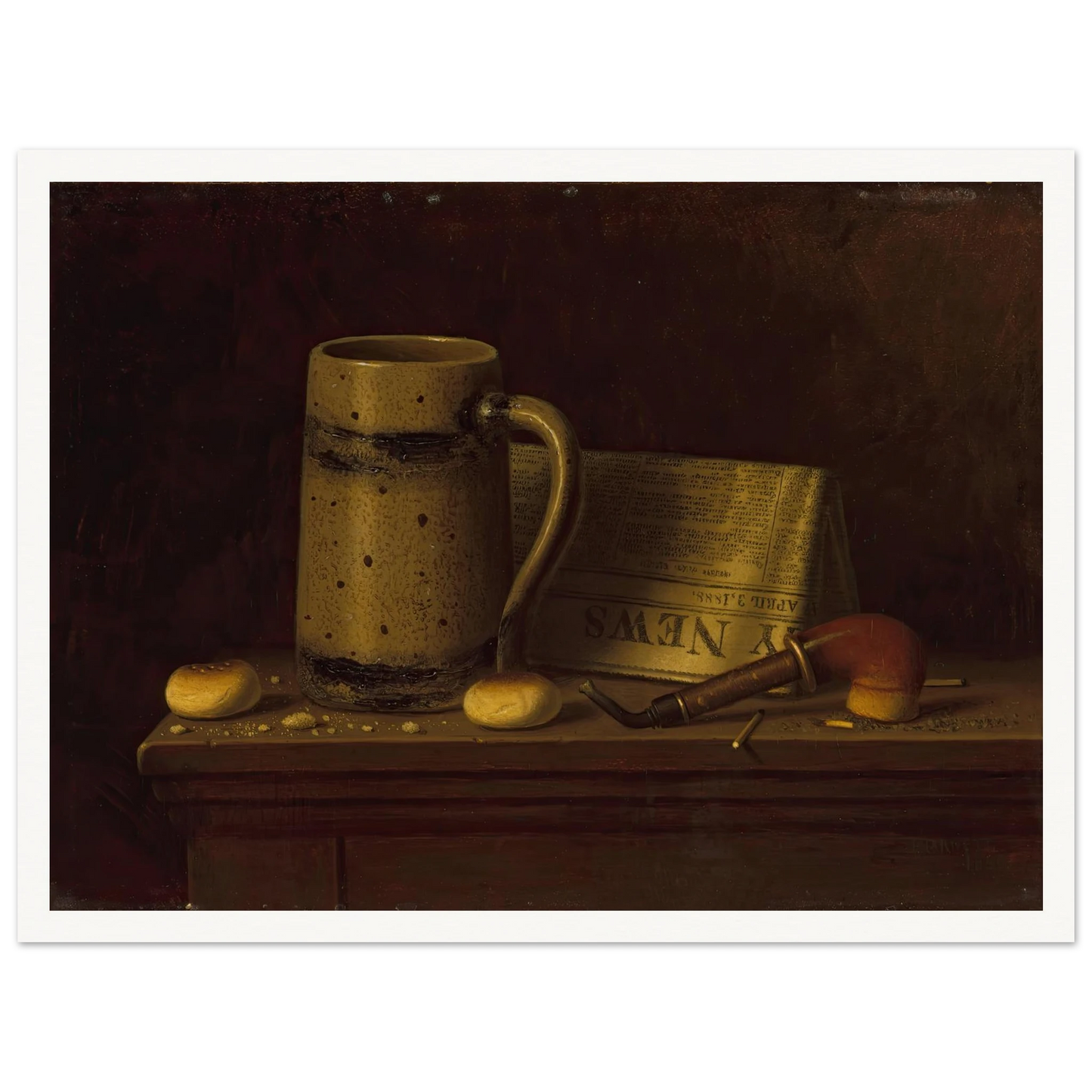 New York Daily News (1888) Art Print | William Michael Harnett-Quipham Collections