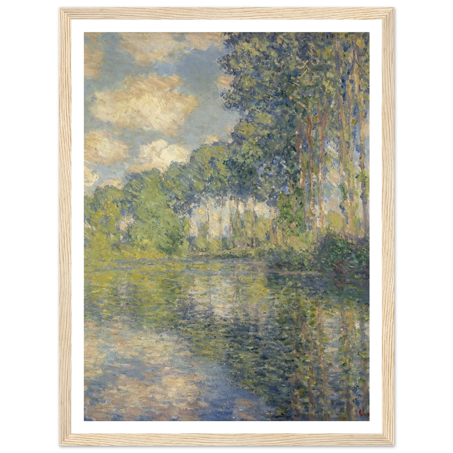 Poplars on the Epte (1891) Art Print | Claude Monet-Quipham Collections