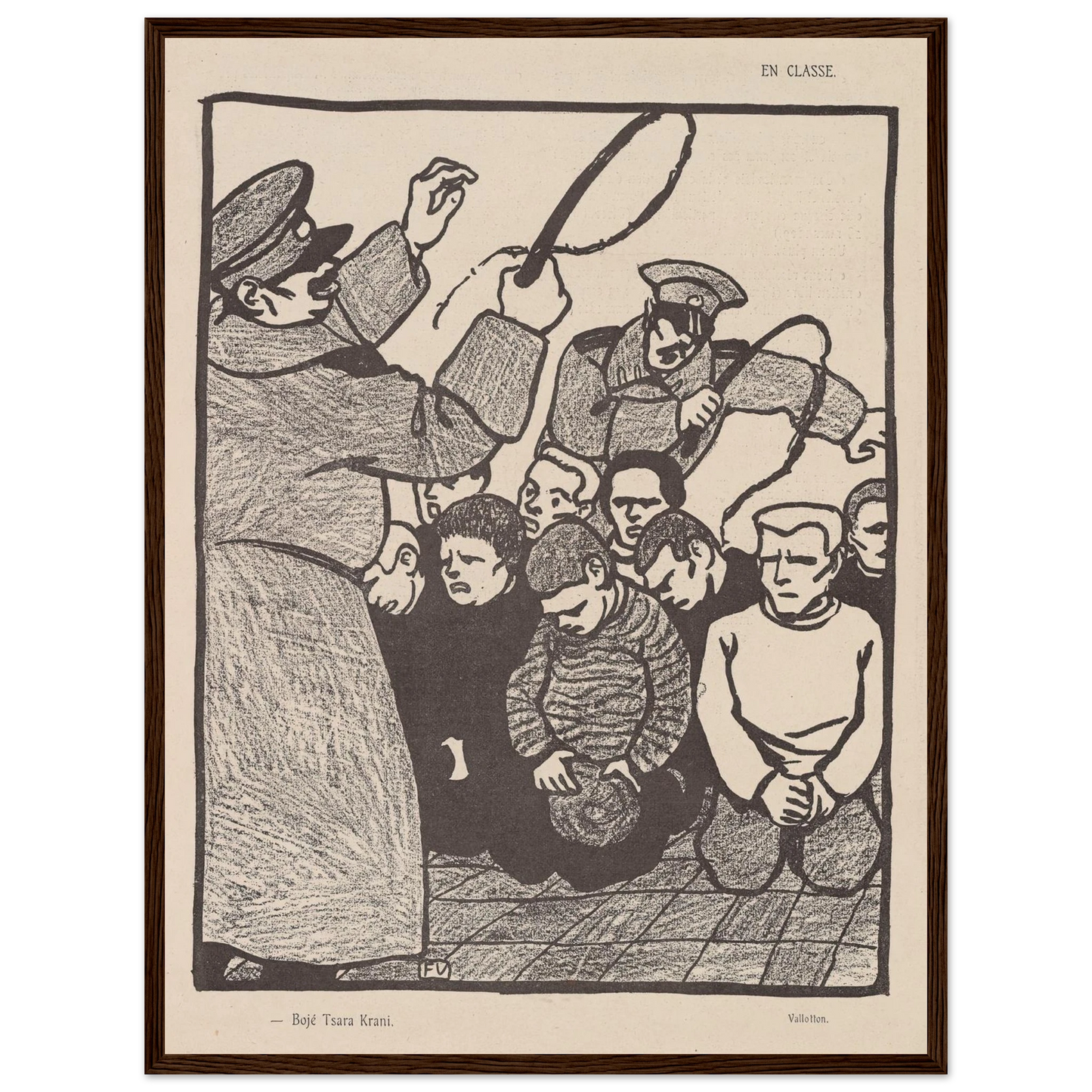 6 juin 1903. Art Print | Felix Vallotton - Framed Poster - 30x40 cm / 12x16″ - Black frame