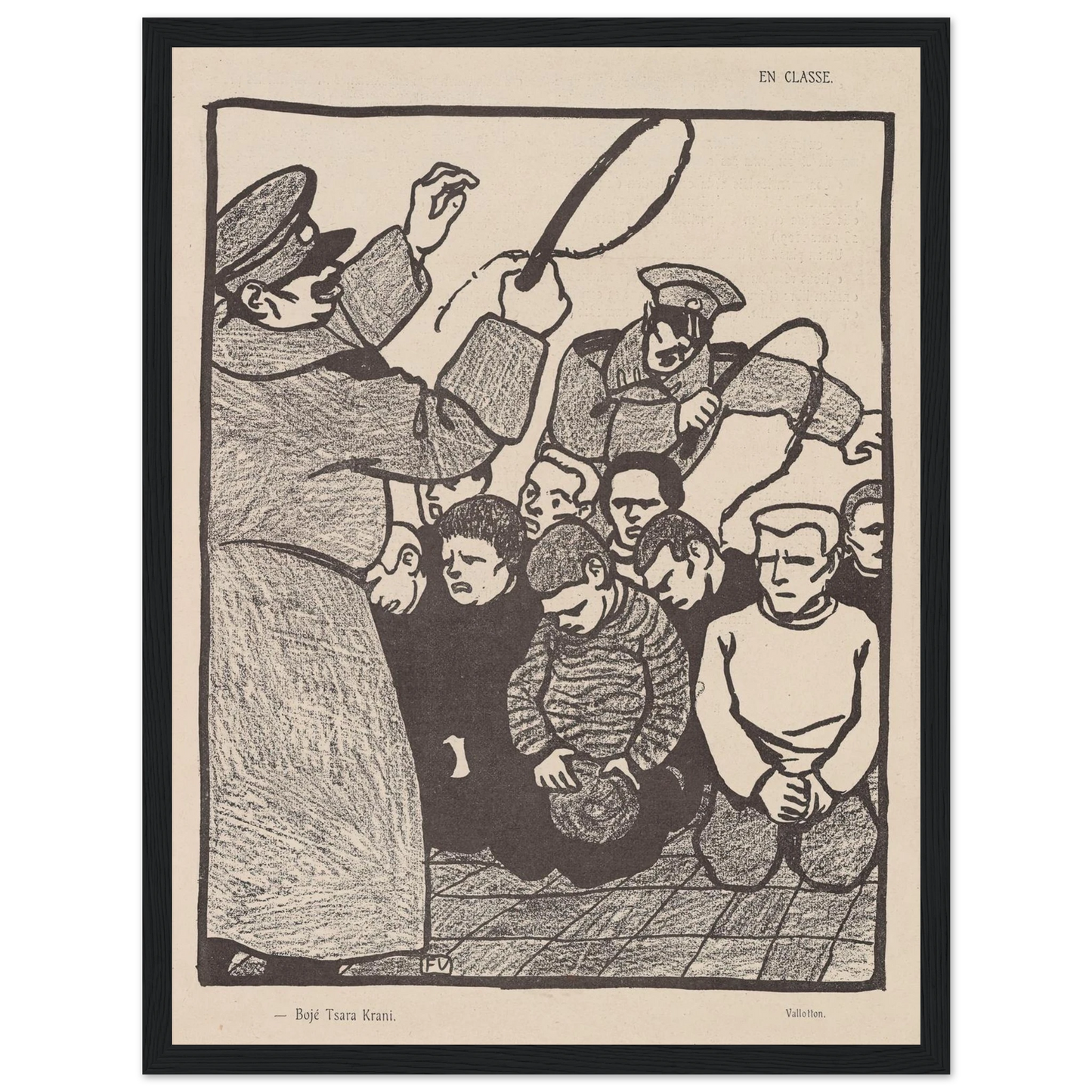 6 juin 1903. Art Print | Felix Vallotton - Framed Poster - 30x40 cm / 12x16″ - Black frame