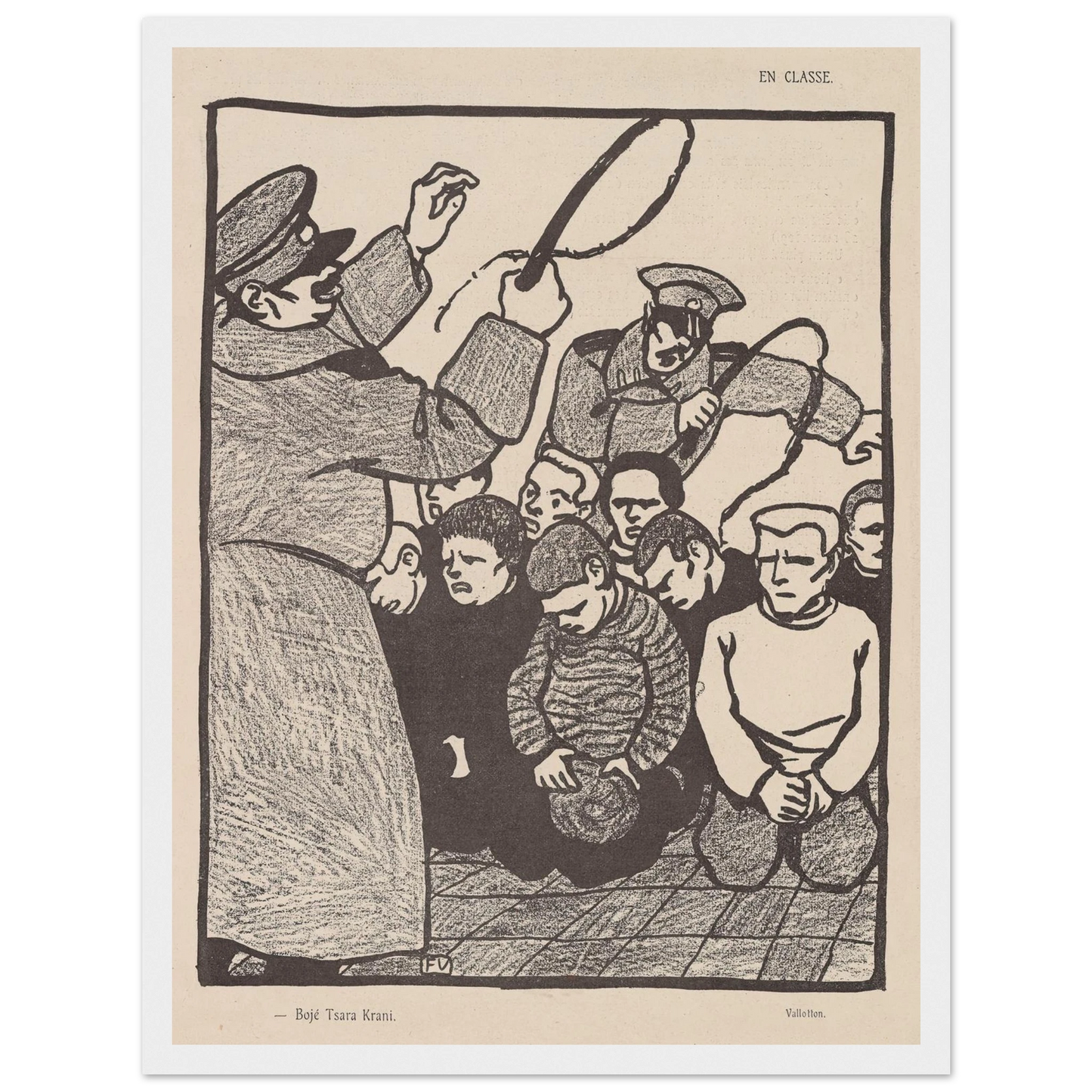 6 juin 1903. Art Print | Felix Vallotton - Framed Poster - 30x40 cm / 12x16″ - Black frame