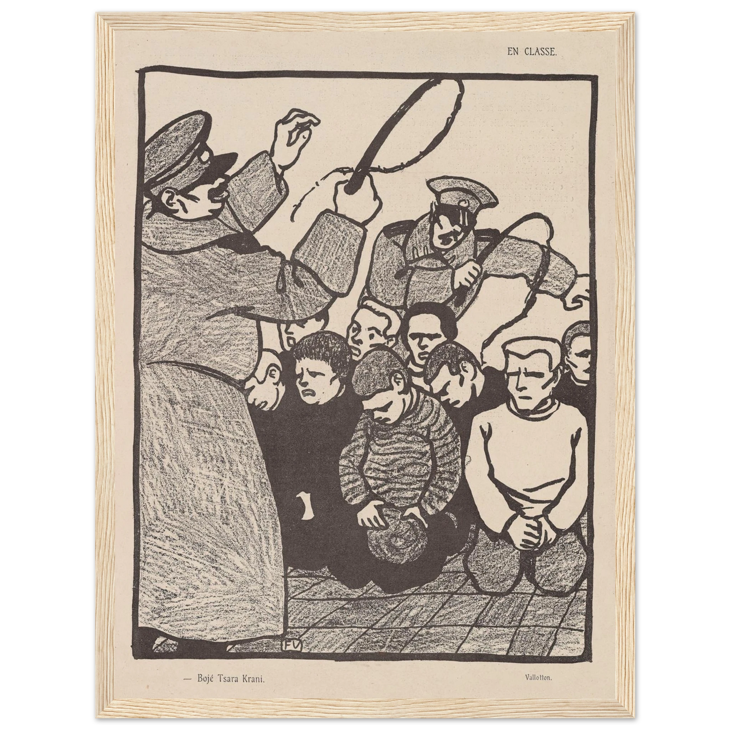 6 juin 1903. Art Print | Felix Vallotton - Framed Poster - 30x40 cm / 12x16″ - Black frame