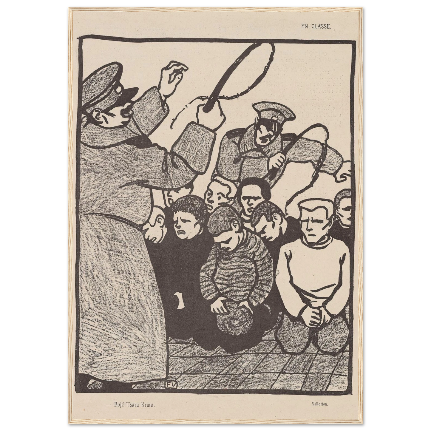 6 juin 1903. Art Print | Felix Vallotton - Framed Poster - 30x40 cm / 12x16″ - Black frame