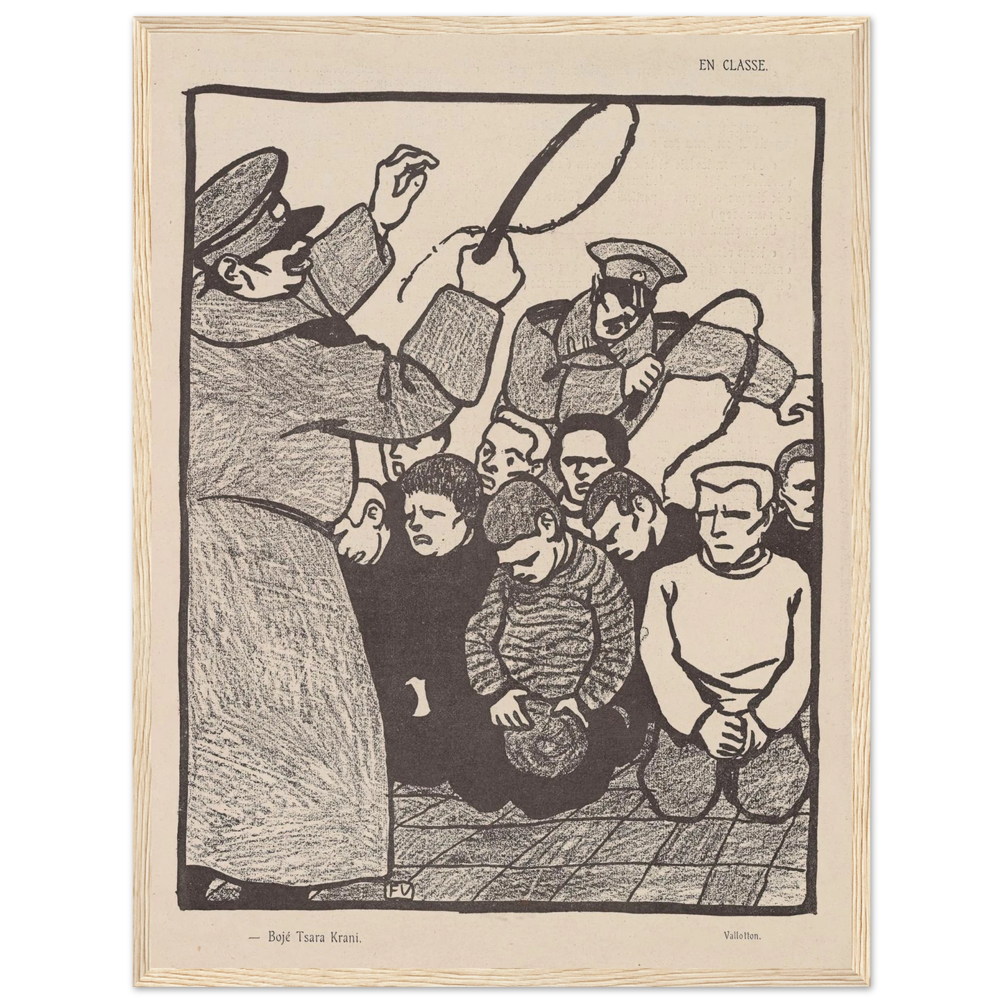 6 juin 1903. Art Print | Felix Vallotton - Framed Poster - 30x40 cm / 12x16″ - Black frame