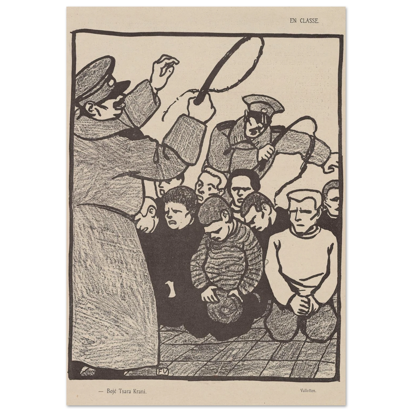 6 juin 1903. Art Print | Felix Vallotton - Framed Poster - 30x40 cm / 12x16″ - Black frame