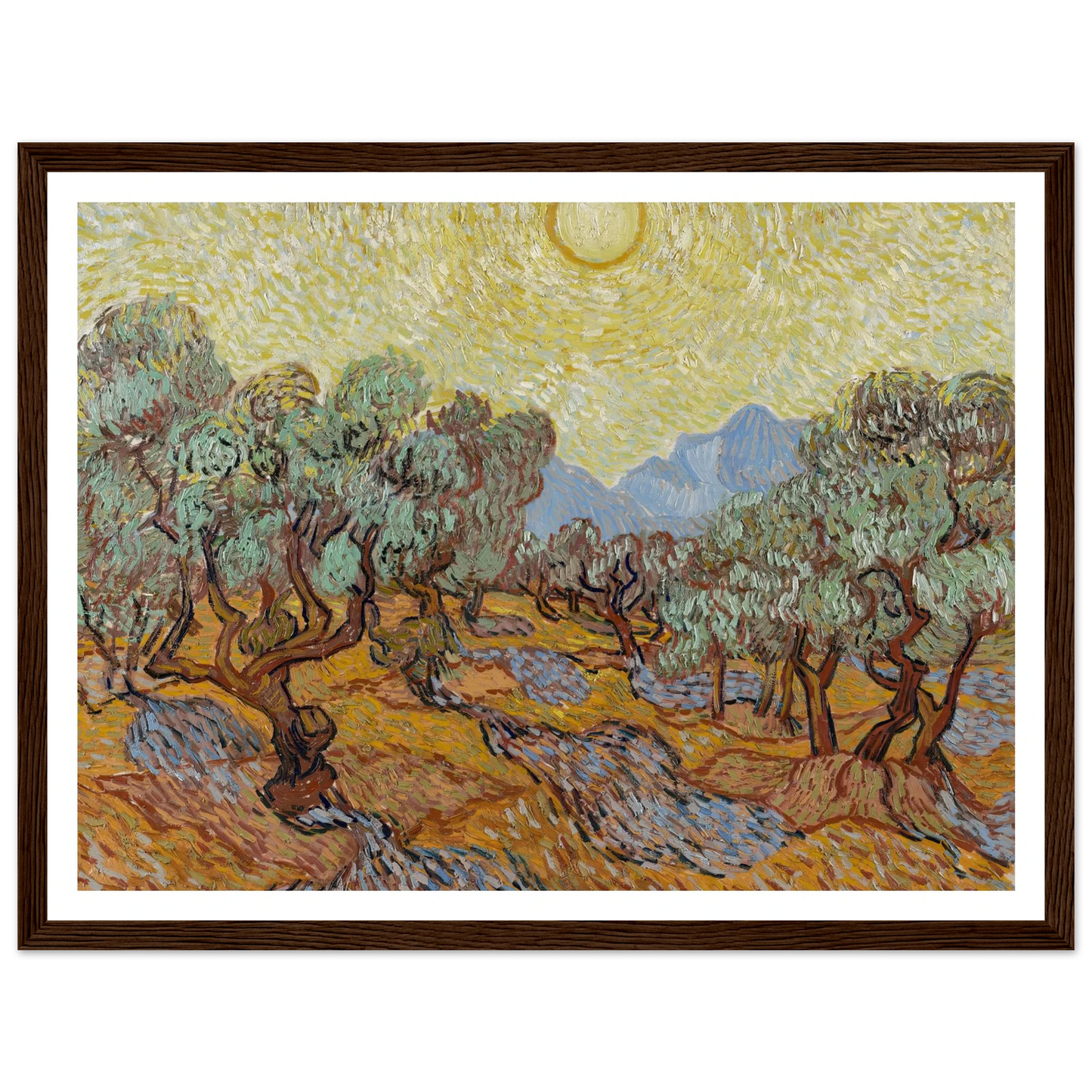 Olive Trees (1889) Art Print | Vincent van Gogh-Quipham Collections