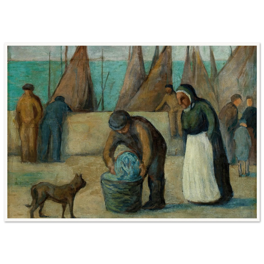 La Rentrée des Pécheurs Art Print | Maximilien Luce-Quipham Collections