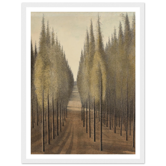 De brandgang (1944) Art Print | Leon Spilliaert-Quipham Collections
