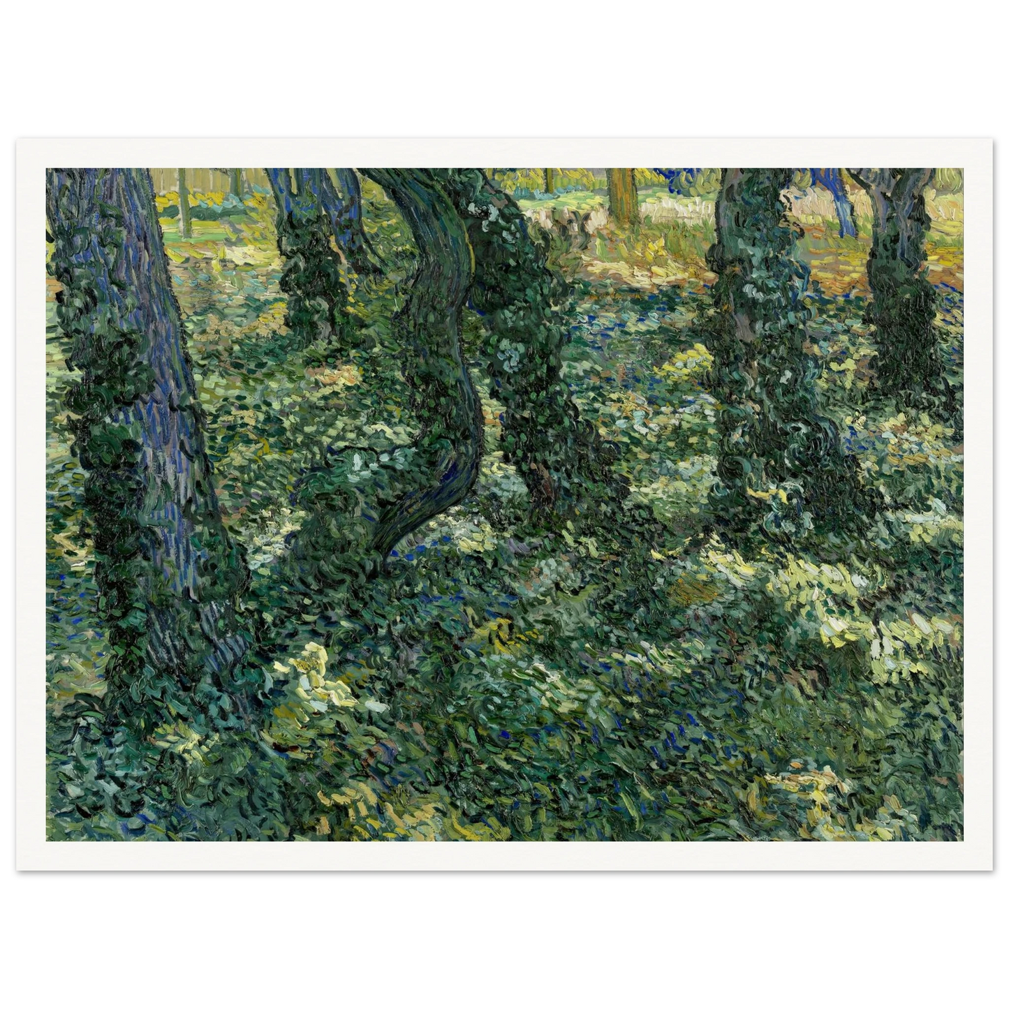 Undergrowth Art Print | Vincent van Gogh-Quipham Collections
