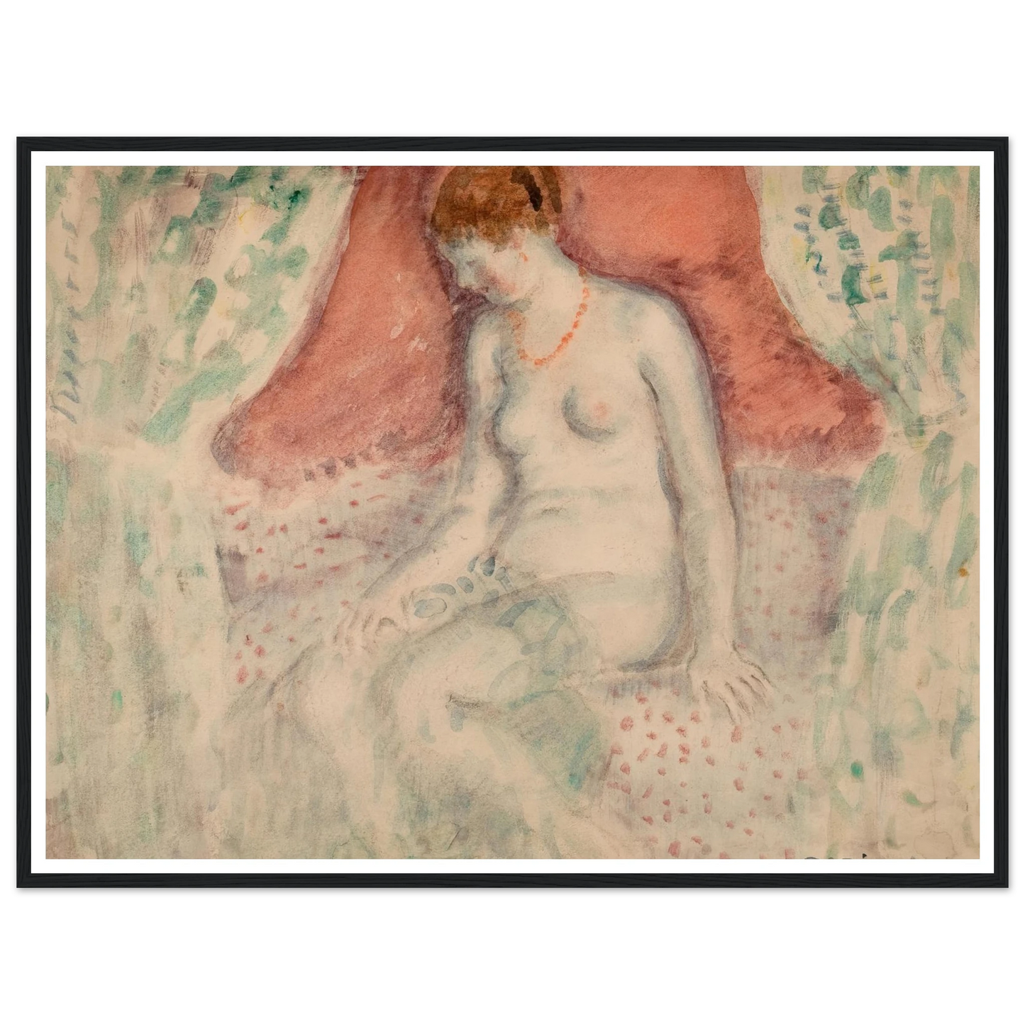 Nude (1920) Art Print | Frederick Carl Frieseke-Quipham Collections