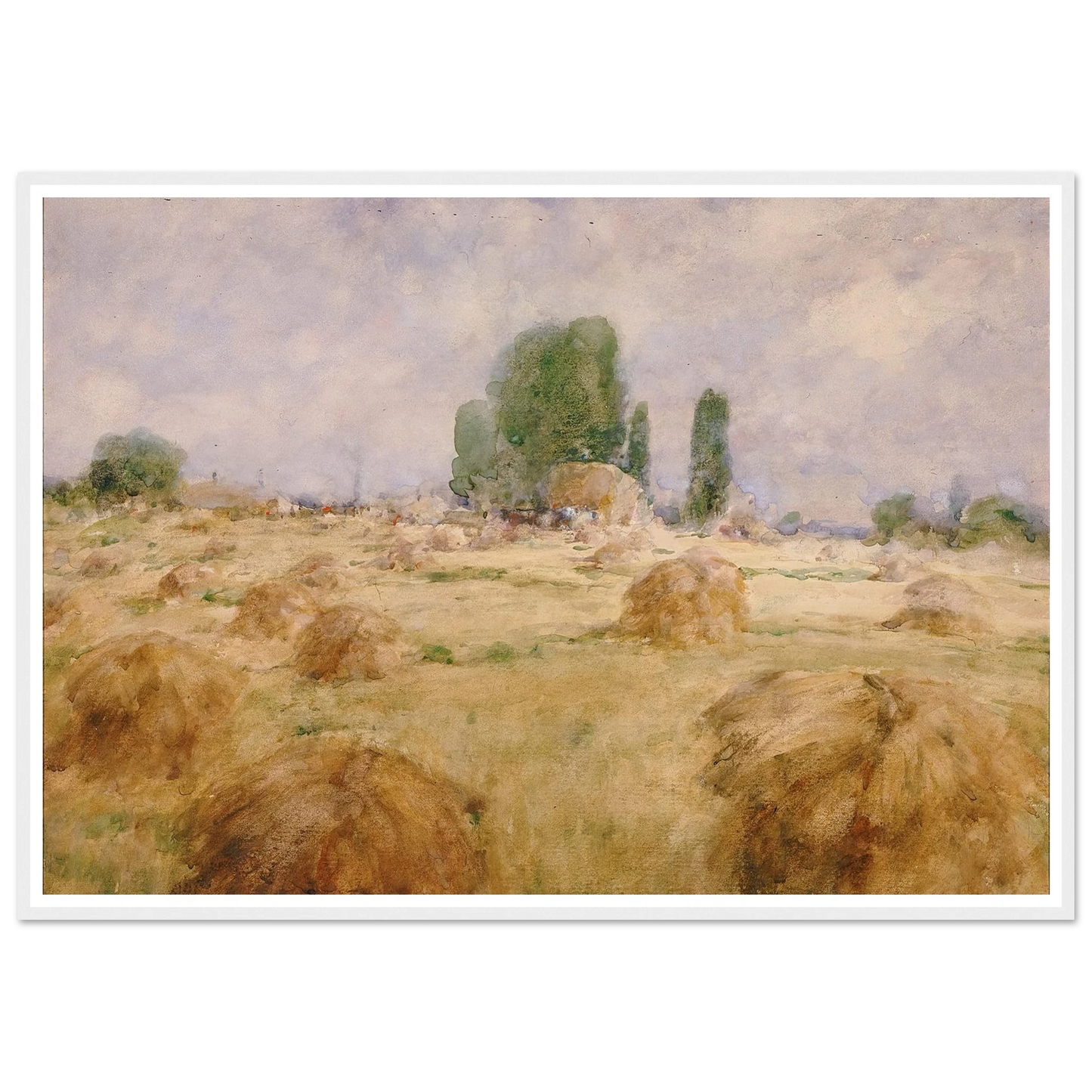 Field Of Wheat Shock Art Print | William Henry Holmes-Quipham Collections