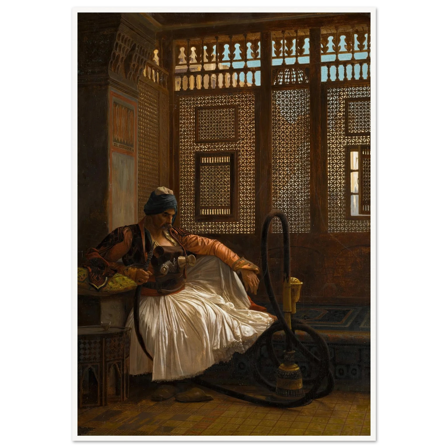 Arnaut at Rest Art Print | Jean Leon Gerome-Quipham Collections