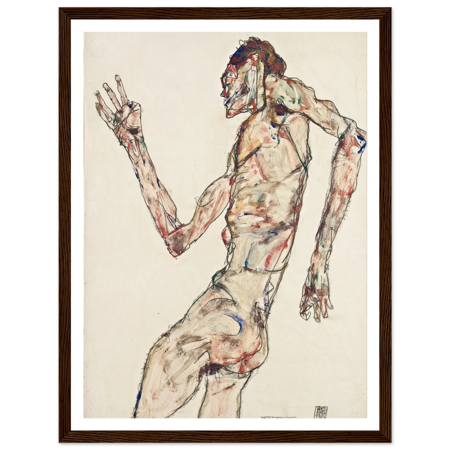 The Dancer (1913) Art Print | Egon Schiele-Quipham Collections