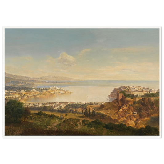 Monaco (Riviera di Ponente) (1865) Art Print | Albert Zimmermann-Quipham Collections