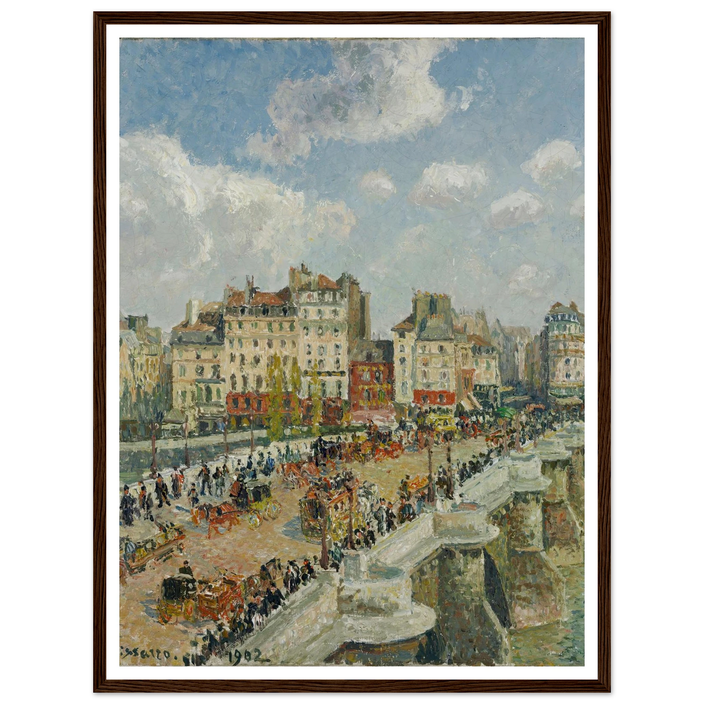 The Pont-Neuf Art Print | Camille Pissarro-Quipham Collections