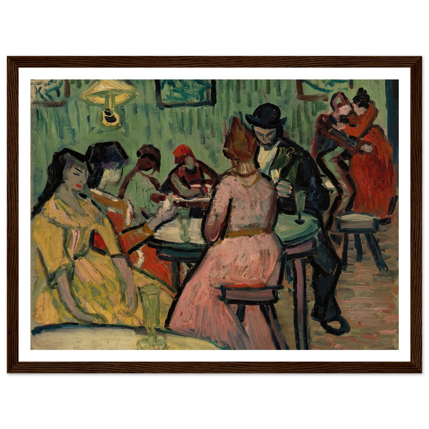 The Brothel (Le Lupanar) (1888) Art Print | Vincent van Gogh-Quipham Collections