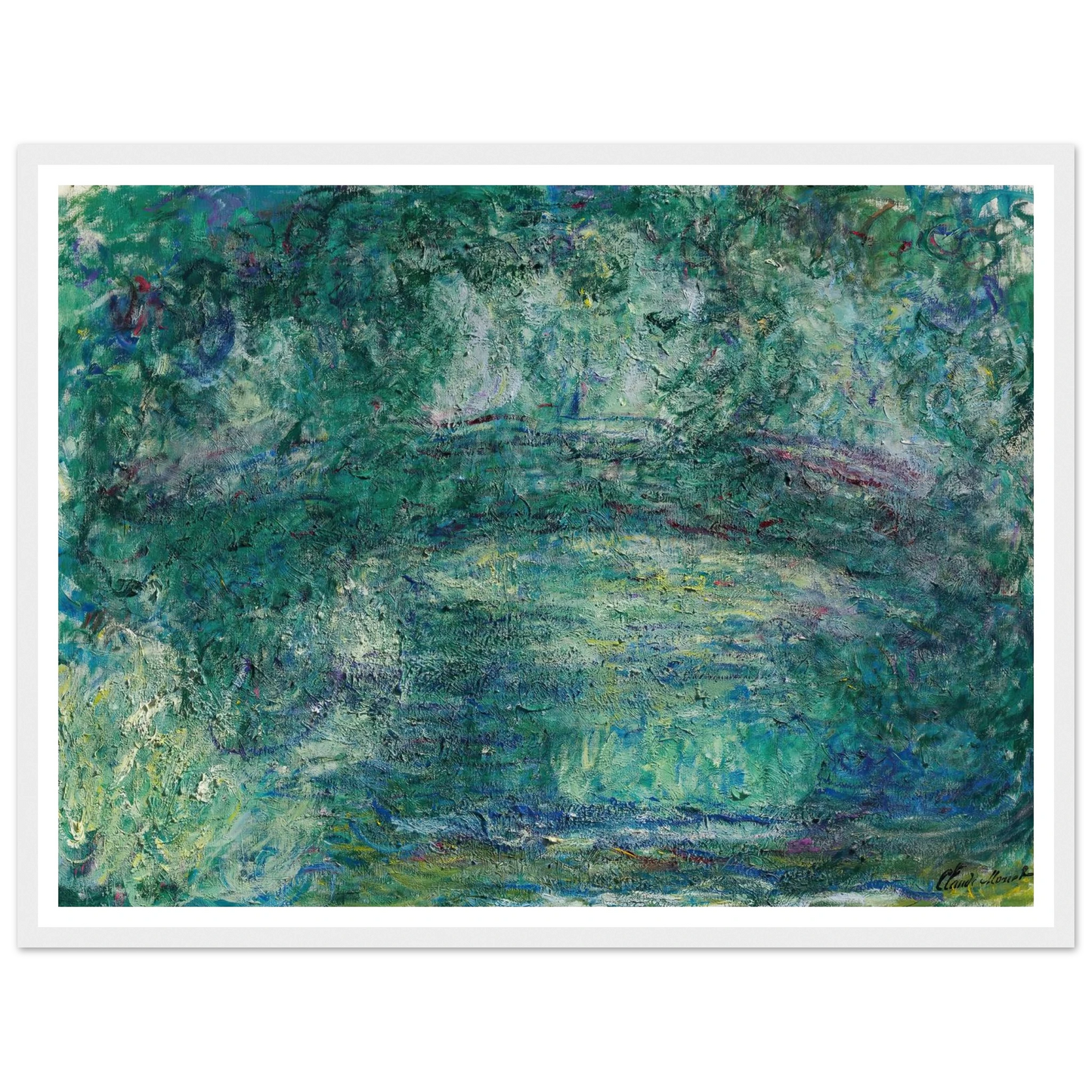 Le pont japonais (1918-1924) Art Print | Claude Monet-Quipham Collections