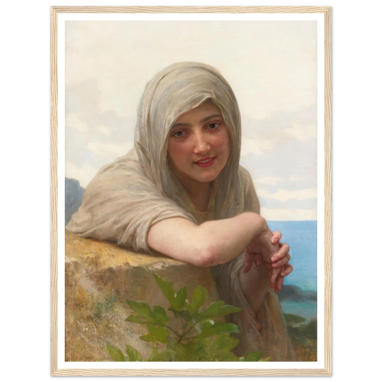 Souvenir (1894) Art Print | William Bouguereau-Quipham Collections