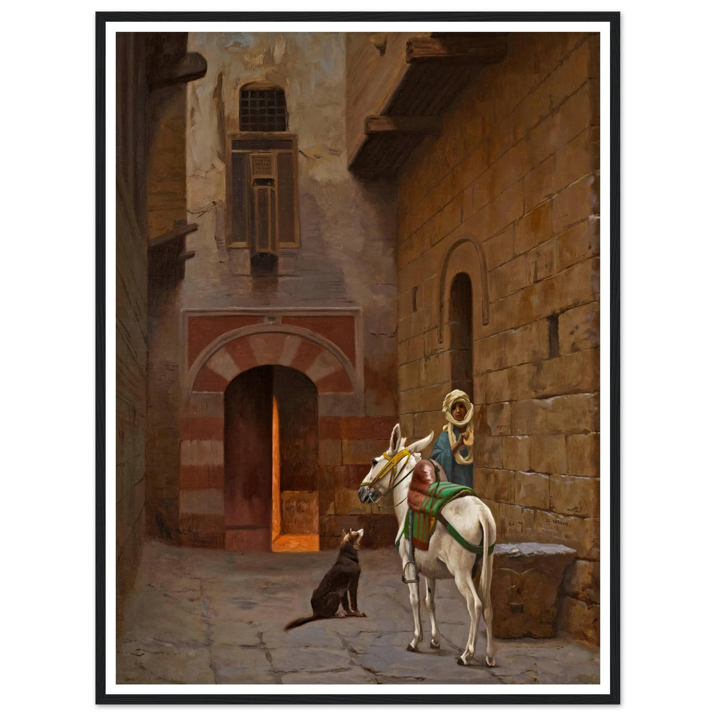 Waiting for the Master Art Print | Jean Leon Gerome-Quipham Collections