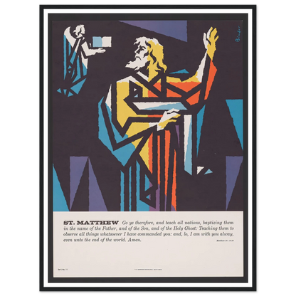 St. Matthew (1962) Art Print | Joseph Binder-Quipham Collections