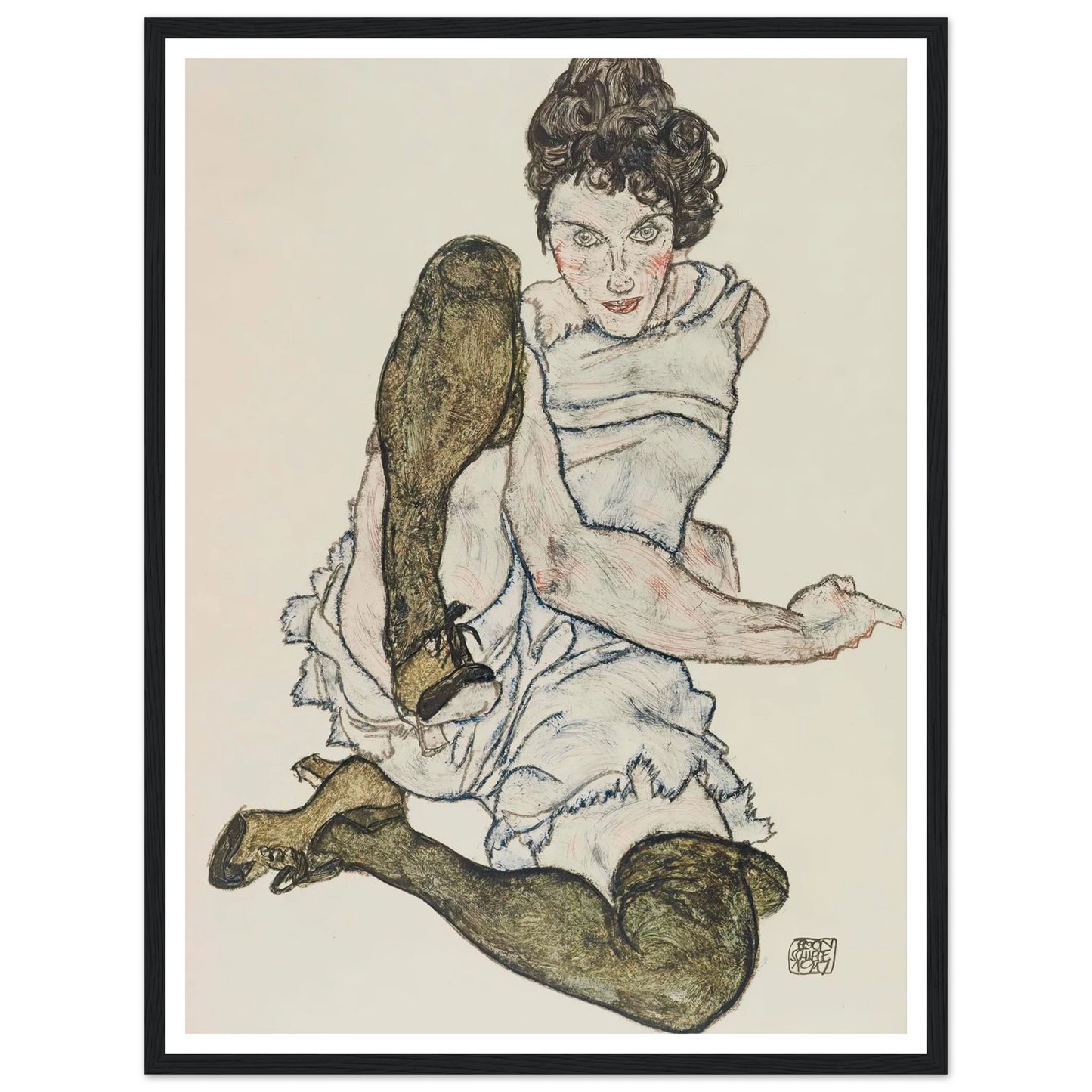 Handzeichnungen (1920) Art Print | Egon Schiele-Quipham Collections