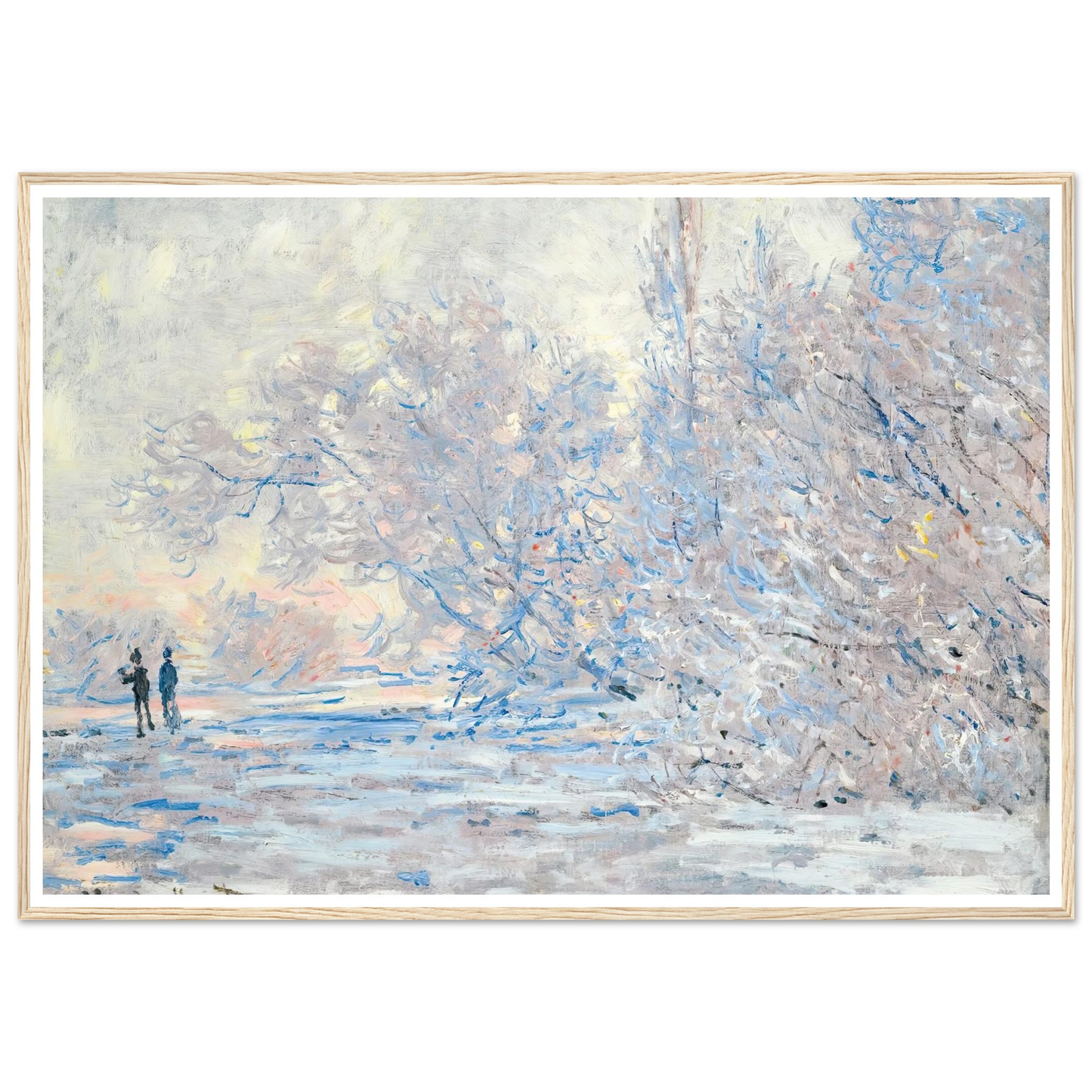 Le Givre À Giverny (1885) Art Print | Claude Monet-Quipham Collections