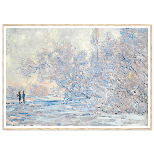 Le Givre À Giverny (1885) Art Print | Claude Monet-Quipham Collections