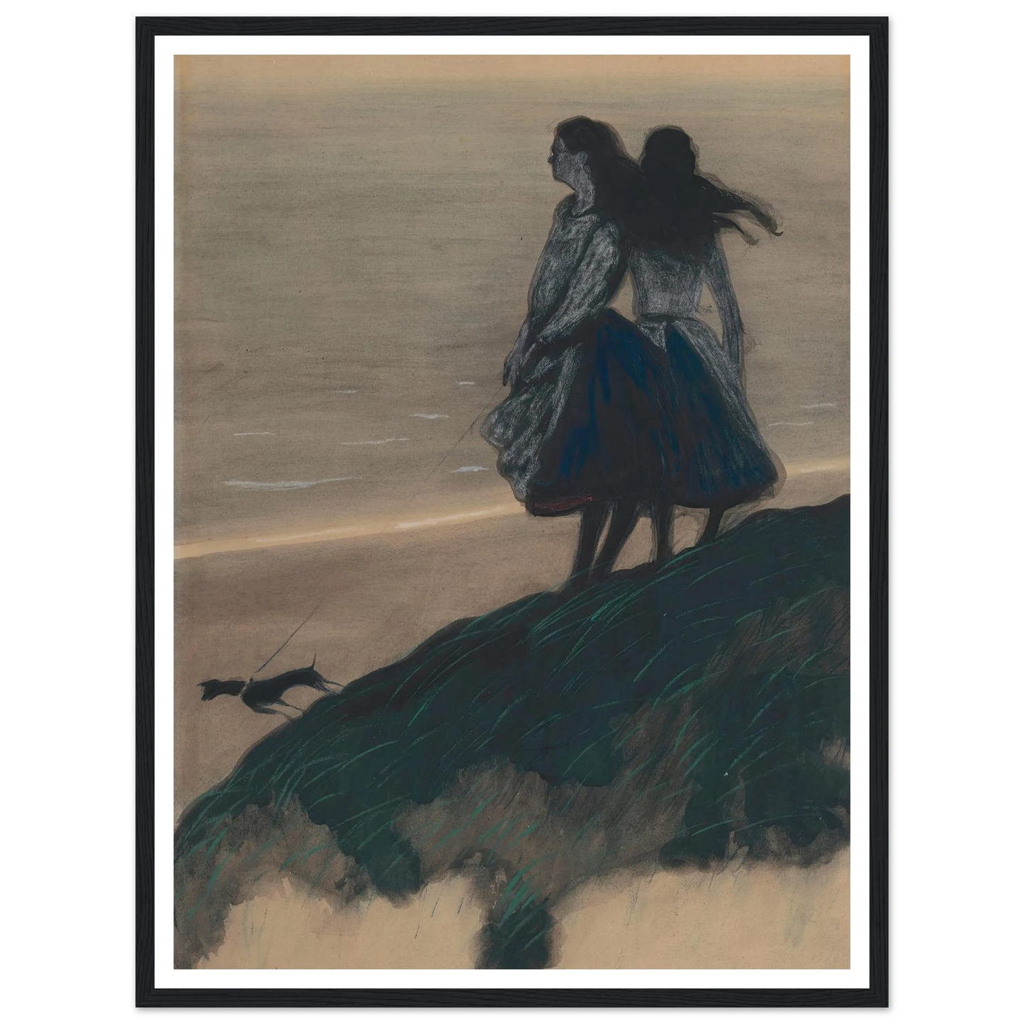 Girls on a Dune Art Print | Leon Spilliaert-Quipham Collections