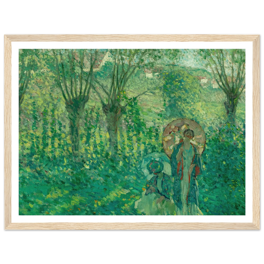 En Promenade (1908) Art Print | Frederick Carl Frieseke-Quipham Collections