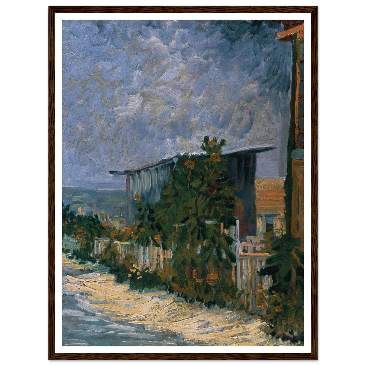 Shelter on Montmartre (1887) Art Print | Vincent van Gogh-Quipham Collections