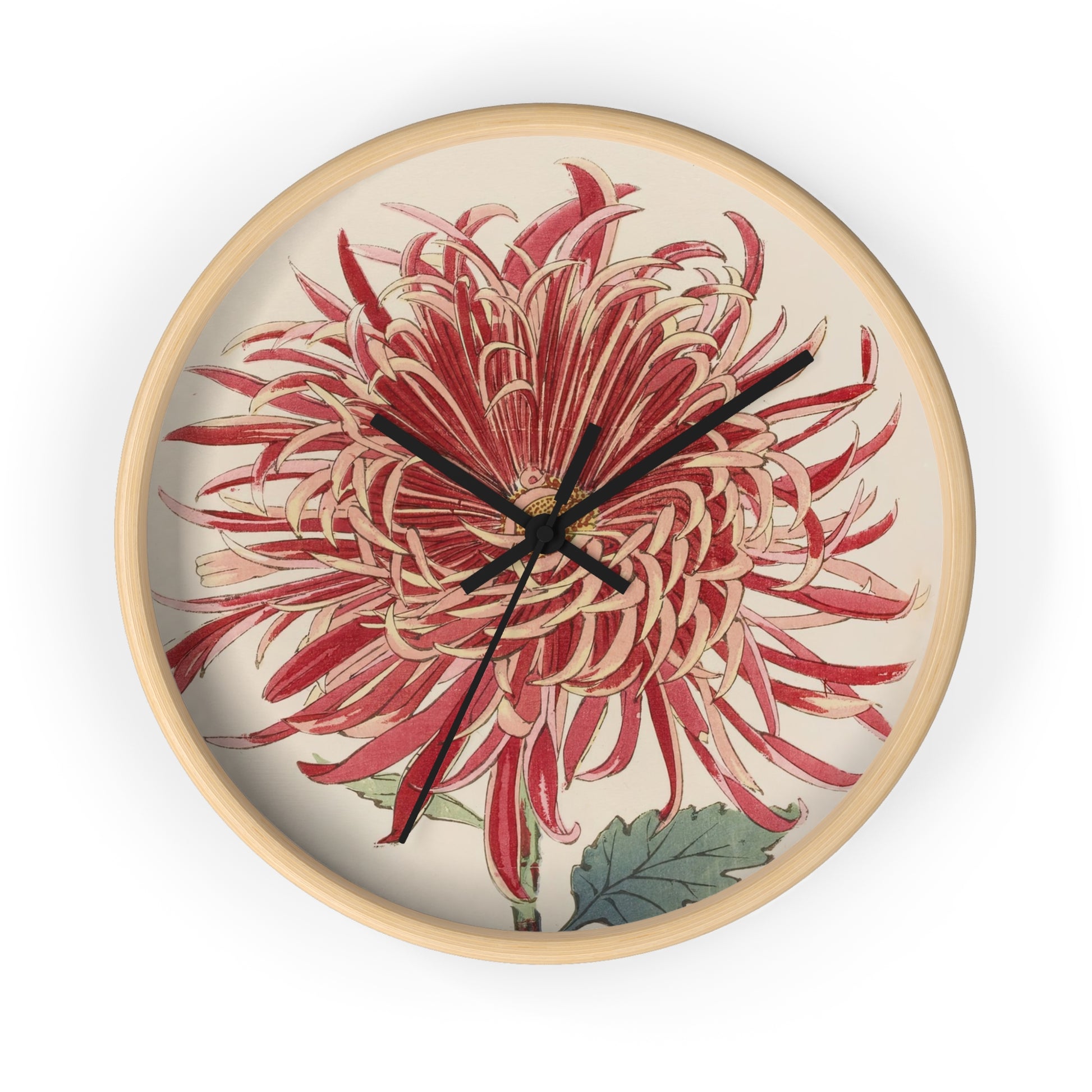 Keika hyakugiku, Pl.27 Wall Clock | Keika Hasegawa-Quipham Collections