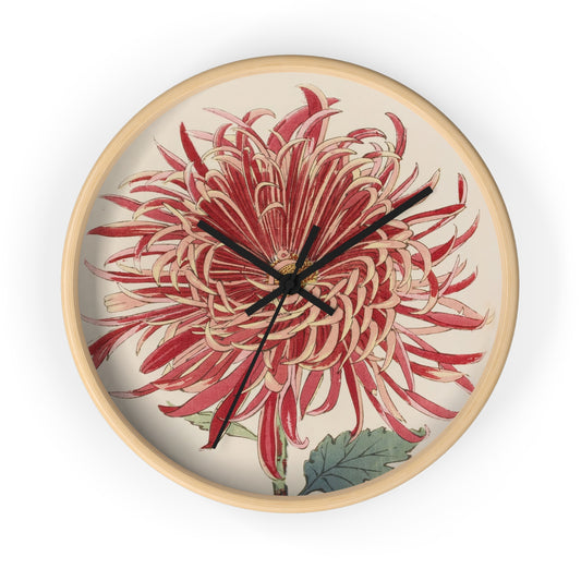 Keika hyakugiku, Pl.27 Wall Clock | Keika Hasegawa-Quipham Collections