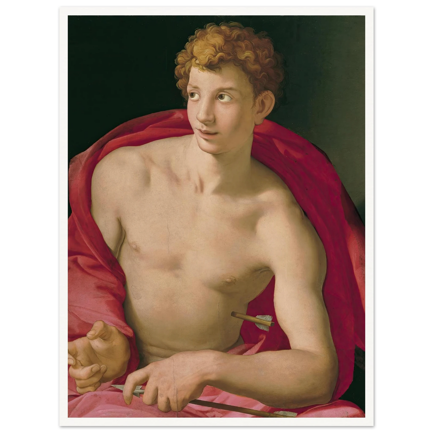 Saint Sebastian (circa 1533) Art Print | Agnolo Bronzino-Quipham Collections