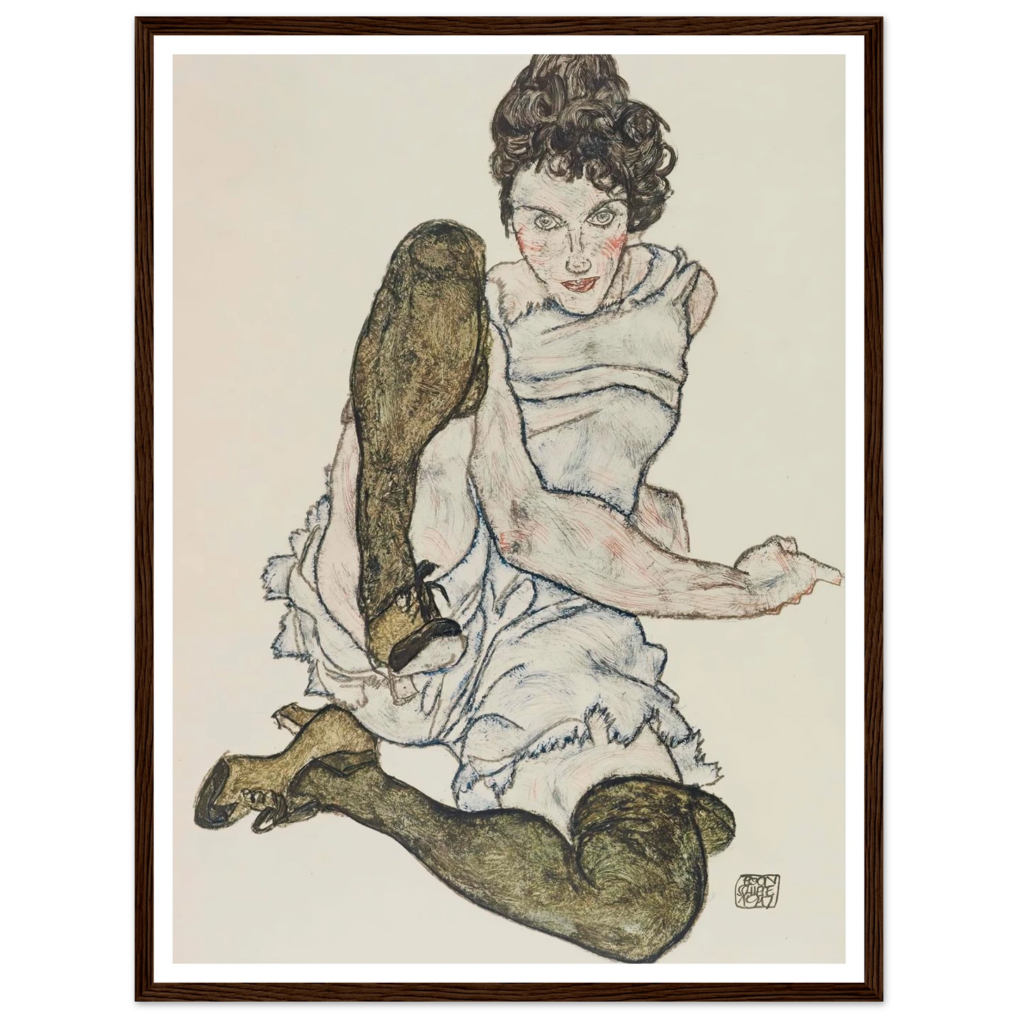 Handzeichnungen (1920) Art Print | Egon Schiele-Quipham Collections