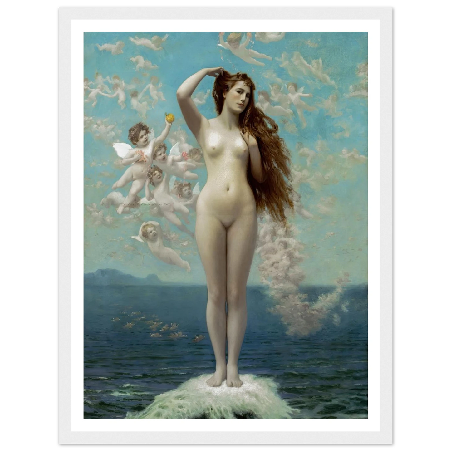 Venus Rising (1890) Art Print | Jean Leon Gerome-Quipham Collections
