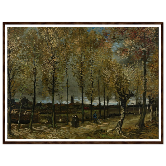 Poplars near Nuenen (1885) Art Print | Vincent van Gogh-Quipham Collections