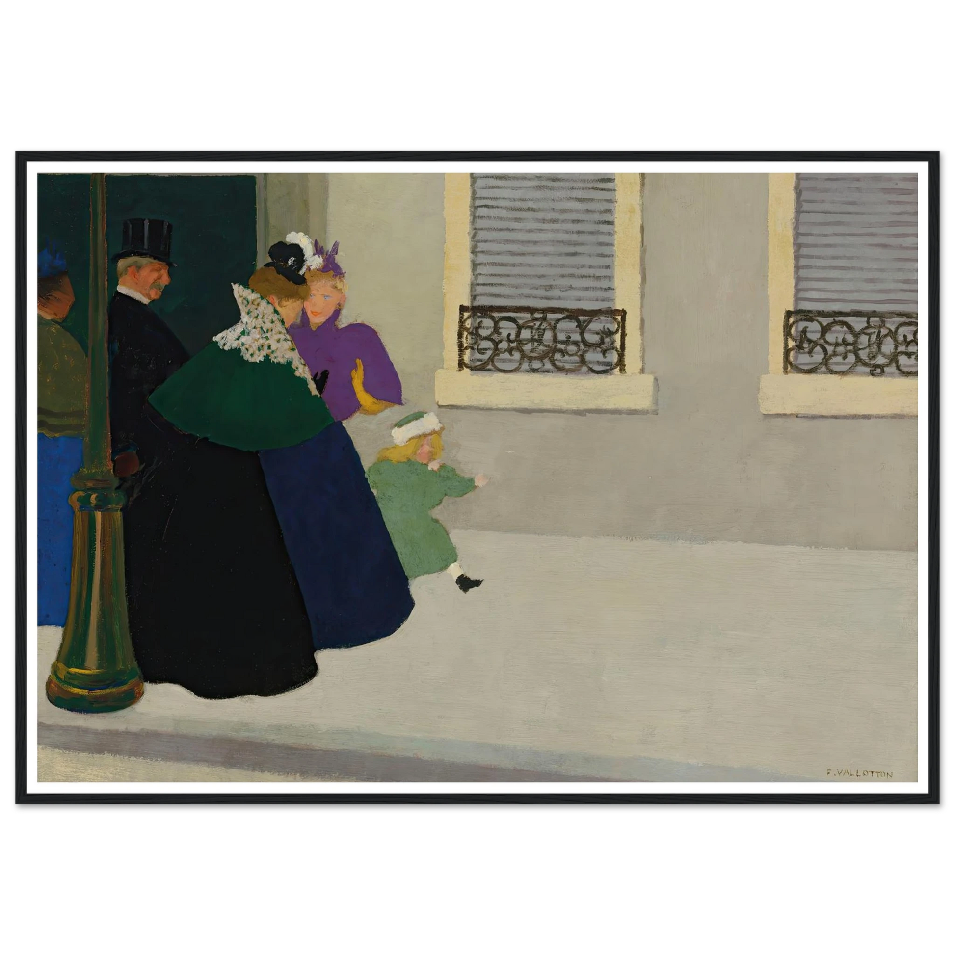 En promenade (circa 1895) Art Print | Felix Vallotton-Quipham Collections