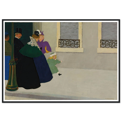 En promenade (circa 1895) Art Print | Felix Vallotton-Quipham Collections
