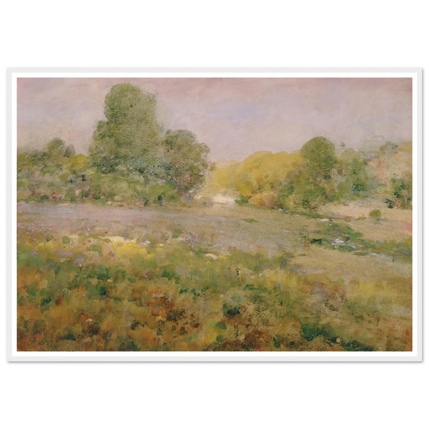 Field Of Varicolored Grasses In Late Summer (In The Virginia Hills) Art Print | William Henry Holmes-Quipham Collections