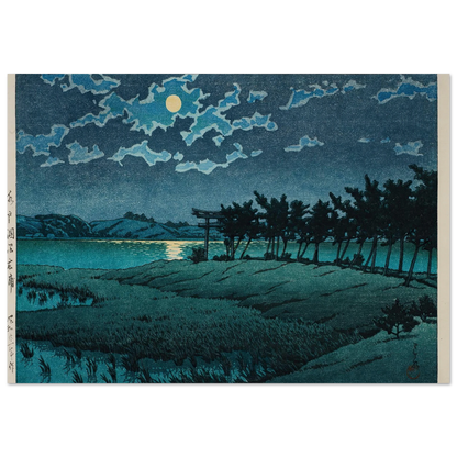 Mito, Hinuma, Hiroura (1946) Art Print | Kawase Hasui-Quipham Collections