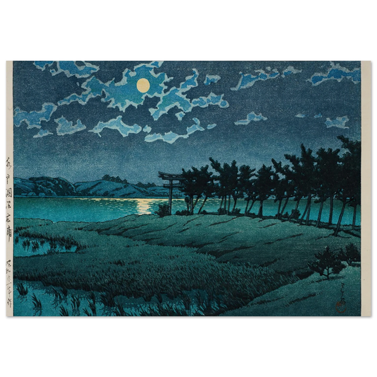 Mito, Hinuma, Hiroura (1946) Art Print | Kawase Hasui-Quipham Collections