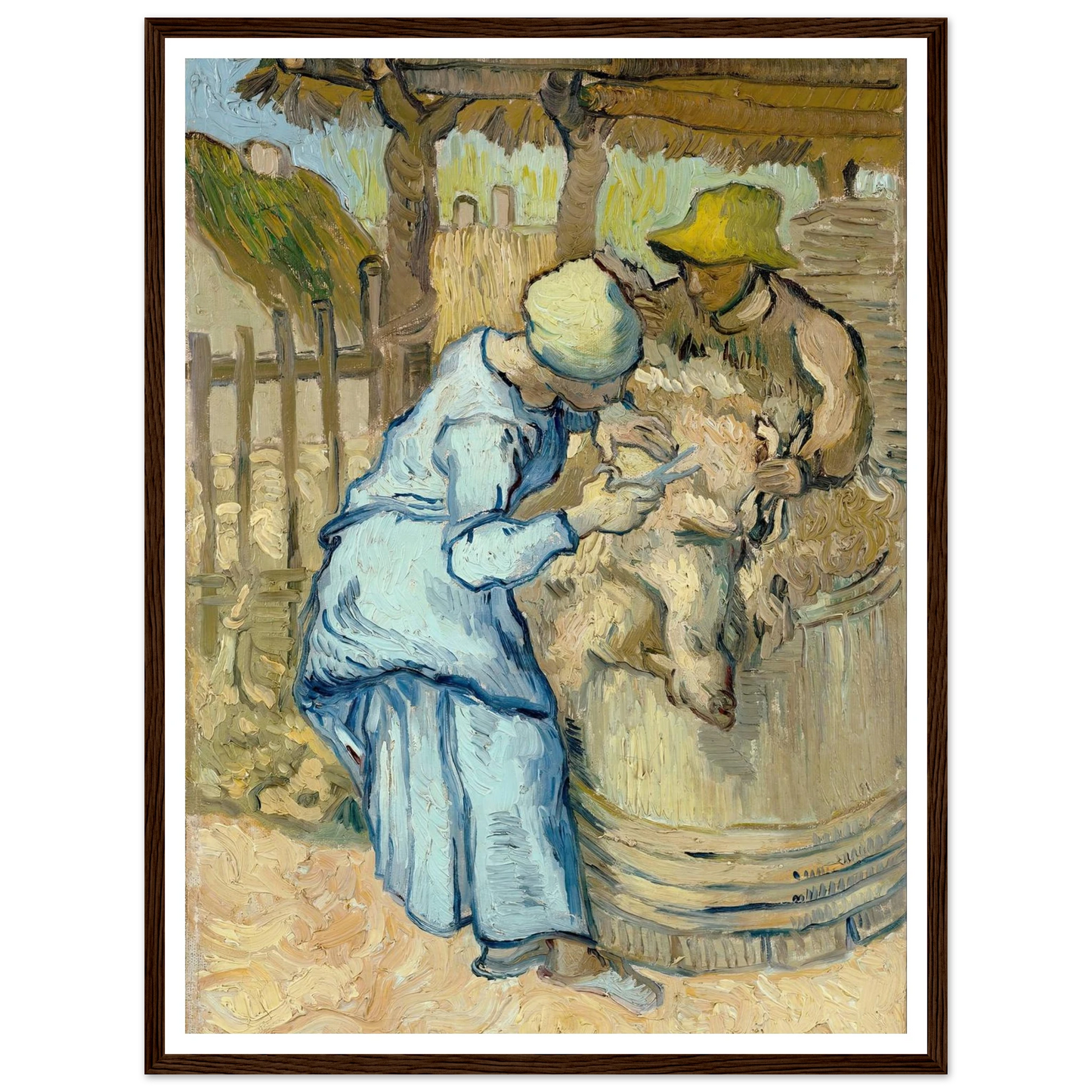 The Sheep-Shearer (After Millet) Art Print | Vincent van Gogh-Quipham Collections
