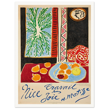 Nice Travail et Joie (1947) Art Print | Henri Matisse-Quipham Collections