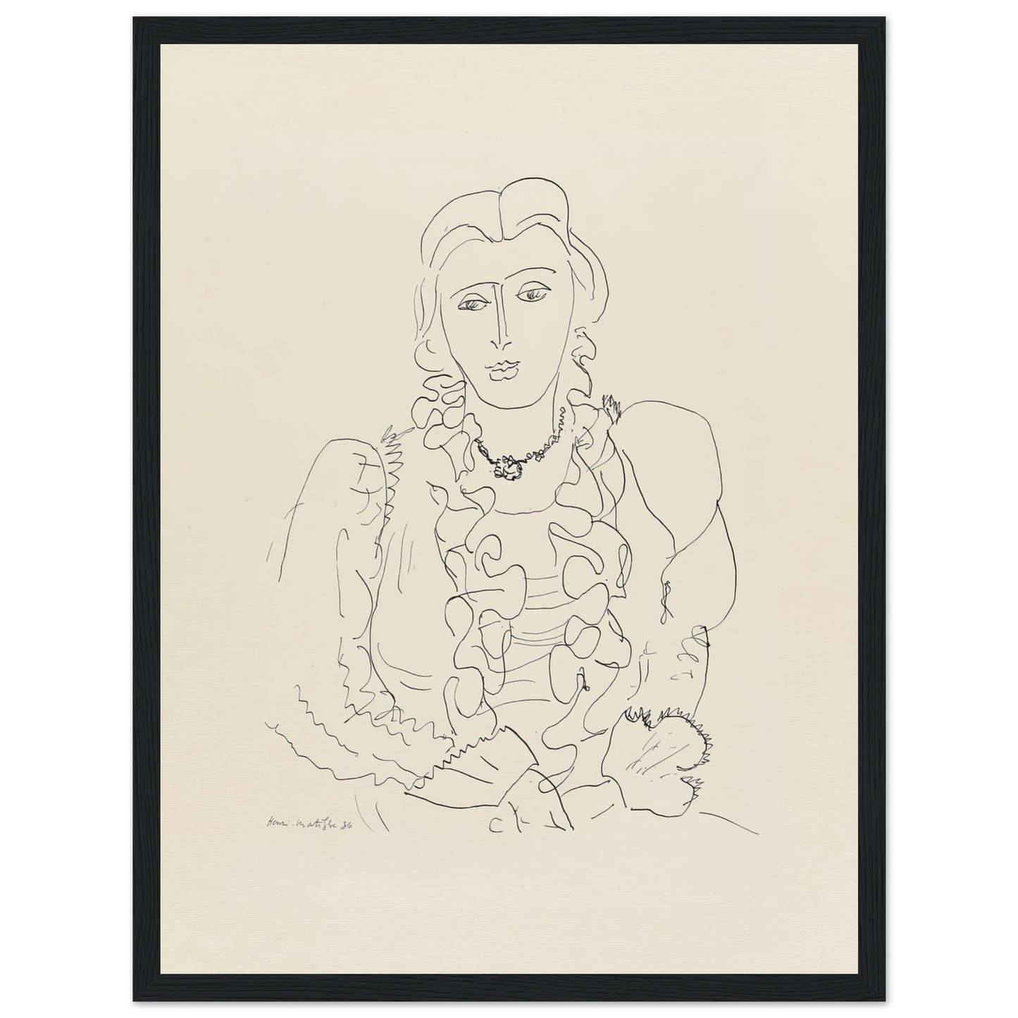 Sitzende Frau (1936) Art Print | Henri Matisse-Quipham Collections